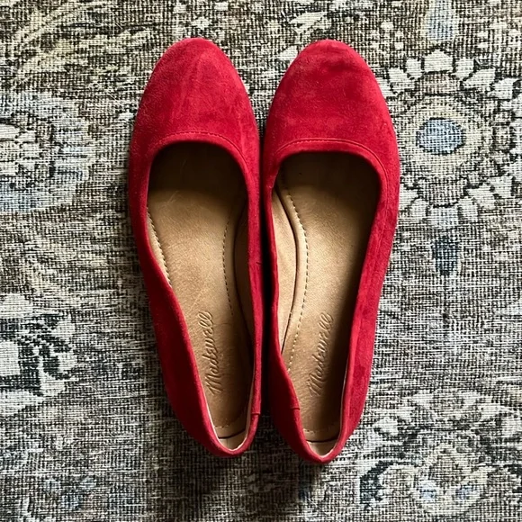 Madewell Ballet Flats - 6.5 - Red - Picture 1 of 3
